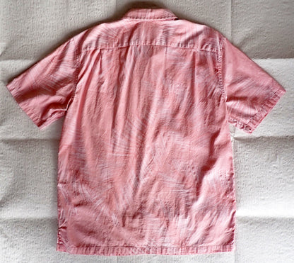 [USED] Aloha Shirt, Size L, Pink, Unisex, A2025111307