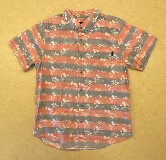 [USED]アロハシャツ サイズXL レッド/ホワイト ユニセックス aloha/A20260128