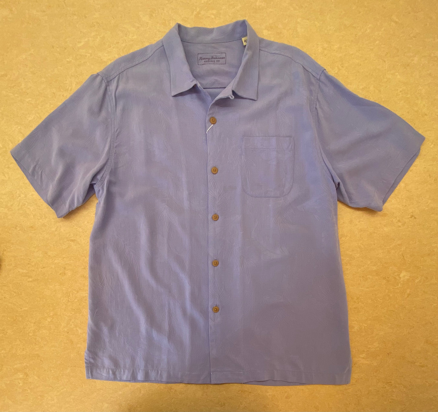 【USED】アロハシャツ サイズL ラベンダーブルー ユニセックス aloha/A20260131