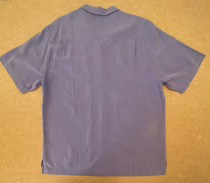 【USED】アロハシャツ サイズL ラベンダーブルー ユニセックス aloha/A20260131