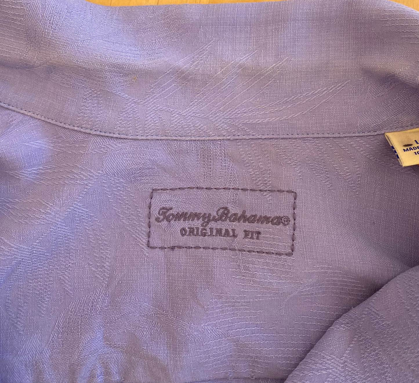 【USED】アロハシャツ サイズL ラベンダーブルー ユニセックス aloha/A20260131